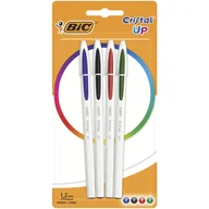 Przybory szkolne - Długopis Bic Cristal Up Mix Ast Blister 4 Kolory - miniaturka - grafika 1