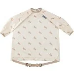 Śliniaki i fartuszki - ECO BiBADO Wodoodporny śliniak z długim rękawem BLW Happy Hares - miniaturka - grafika 1