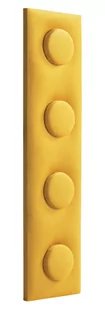 Panel tapicerowany dla dziecki klocki 12,5x50 cm żółty - Dekoracje domu Panel tapicerowany dla dziecki klocki 12,5x50 cm żółty - Dekoracje domu - miniaturka - grafika 1