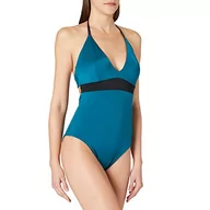 Stroje kąpielowe - Sloggi damski kostium kąpielowy Shore Kosrae One Piece, Zielona kombinacja, XL - miniaturka - grafika 1