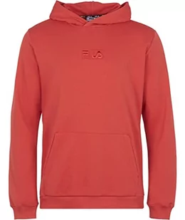 FILA Męska bluza z kapturem BELTINCI Hoody, True Red, M - Bluzy męskie - miniaturka - grafika 1