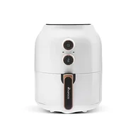 Frytkownice - Karaca Multifry biały pojedynczy rondel, super szybki, frytkownica na gorące powietrze, podgrzewacz elektryczny, 1300 W, wyjmowany pojemnik, timer, pojemność: 3,5 litra/biały - miniaturka - grafika 1