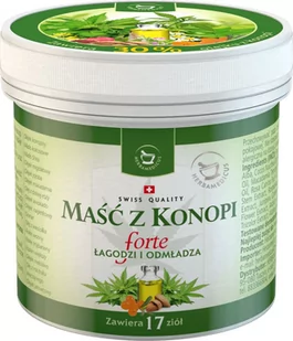 Herbamedicus Maść z Konopi Forte, 125 ml | Darmowa dostawa od 199,99 zł !! 7075779 - Balsamy i kremy do ciała - miniaturka - grafika 1