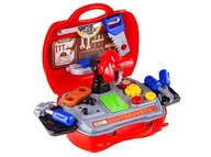 Zabawy w naśladowanie dorosłych - ZABAWKOWY WARSZTAT STOLARSKI W WALIZCE Z AKCESORIAMI - miniaturka - grafika 1