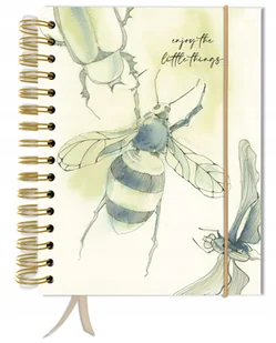 Bullet Journal 180 Stron Notatnik Pamiętnik A5+ Kropki Gumka - Planery - miniaturka - grafika 1