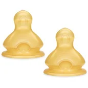 Smoczki uspokajające - Nuk 713242 SMOCZEK NA BUTELKĘ LATEKSOWY 6-18 M 2SZT - miniaturka - grafika 1