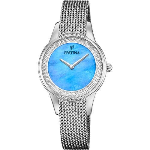 Festina Dress Watch F20494/8, niebieski, pasek, Niebieski, bransoletka