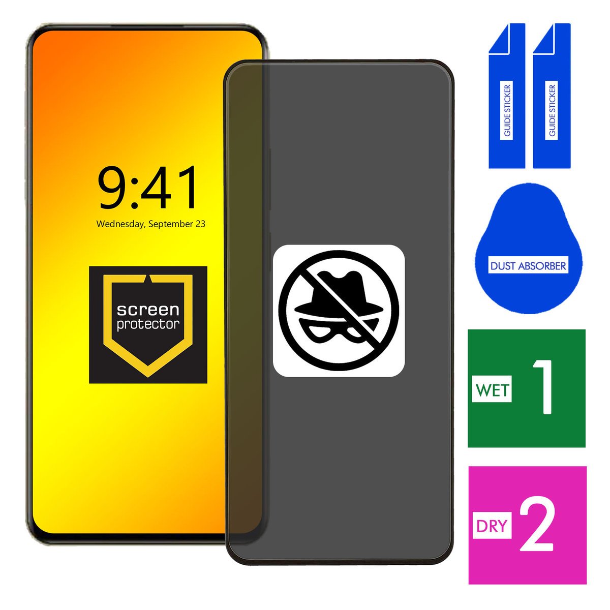 SZKŁO DO REALME 12 PLUS 5G PRYWATYZUJĄCE PRIVACY ANTI-SPY CAŁY EKRAN 5D