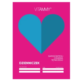 VITAMMY Dzienniczek do pomiaru ciśnienia - Ciśnieniomierze i akcesoria - miniaturka - grafika 1