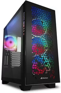 Sharkoon ELITE SHARK CA300H Black, big tower case - Obudowy komputerowe - miniaturka - grafika 1