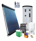 Kolektory słoneczne - Weber Zestaw solarny HP30 z zasobnikiem ze stali nierdzewnej 300 l. / rury sol. 10 m.b. - miniaturka - grafika 1