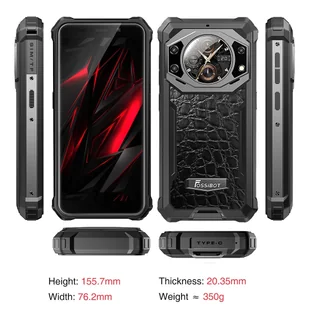 FOSSiBOT F101 PRO 8GB/128GB Czarny - Telefony komórkowe - miniaturka - grafika 8