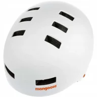 Kaski rowerowe - Kask rowerowy Mongoose Mg Bmx Helmet White XL 60-62cm Bmx Skate - miniaturka - grafika 1