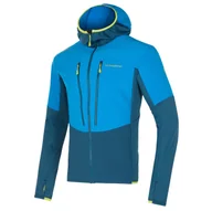 Bluzy sportowe męskie - Męska bluza La Sportiva Session Tech Hoody M Rozmiar: XL / Kolor: czarny/żółty - miniaturka - grafika 1