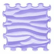 Maty edukacyjne - Mata Sensoryczna Fale 30X30Cm Fioletowy - miniaturka - grafika 1