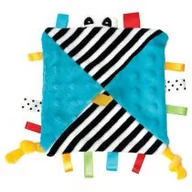 Zabawki sensoryczne - Hencz Toys Moms Care Szeleścik zabawka niemowlęca niebieska - miniaturka - grafika 1