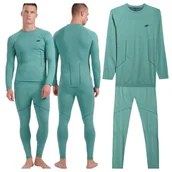 Pozostała odzież narciarska - Męski komplet bielizny termoaktywnej 4F 4FSkin - miniaturka - grafika 1