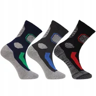 Skarpetki męskie - Skarpetki Męskie Długie Frotte THERMO GRUBE CIEPŁE 3-PARY MORAJ - 39-42 - miniaturka - grafika 1