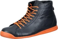 Kozaki damskie - Manitu Damskie 990674-01 Półdługie kozaki, czarne, 42 EU, czarny, 42 EU - miniaturka - grafika 1