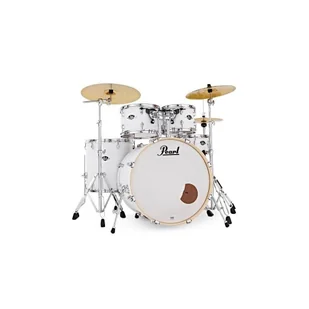 Pearl Export Matt White 22,10,12,16+14+hardware+sabian zestaw - Perkusje - miniaturka - grafika 1