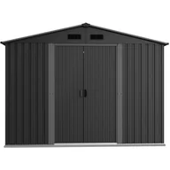 Altany ogrodowe - DOMEK OGRODOWY NARZĘDZIOWY METALOWY 205X257X202CM - miniaturka - grafika 1