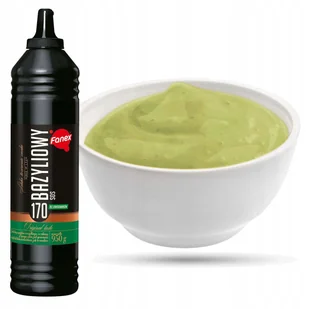 Sos Bazyliowy Pesto Bez Konserwantów Fanex 950G - Majonezy i dressingi - miniaturka - grafika 1