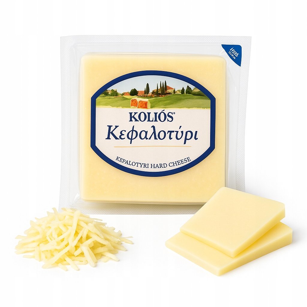Ser Kefalotyri Kolios 250g (krowi) - Król greckich zapiekanek i saganaki