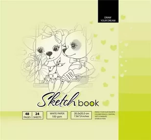 Szkicownik 200x200/48K 100g TW FRESH Nowa - Przybory szkolne - miniaturka - grafika 2