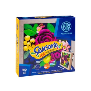 Masa Plastyczna Sensorio Art Róże Z Ramką 30 Kolorów - Masy plastyczne - miniaturka - grafika 1