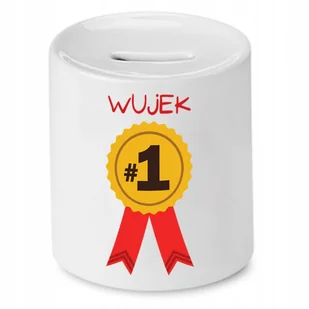 SKARBONKA DLA WUJKA WUJEK NA MEDAL #1 PREZENT z Nadrukiem ze Zdjęciem + Opakowanie na prezent (wzór 03) - Skarbonki SKARBONKA DLA WUJKA WUJEK NA MEDAL #1 PREZENT z Nadrukiem ze Zdjęciem + Opakowanie na prezent (wzór 03) - Skarbonki - miniaturka - grafika 1