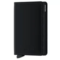 Portfele - Portfel ochrona RFID Slimwallet Secrid - matte black - miniaturka - grafika 1
