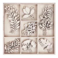 Pasmanteria - Kształty Z Drewna Gałązki, 35 Szt. Dpcraft - miniaturka - grafika 1