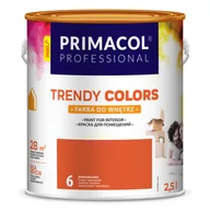Farby wewnętrzne - Primacol Farba Trendy Colors pomarańczowa (6) 2,5 l PROFESSIONAL - miniaturka - grafika 1