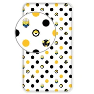 Prześcieradła dla dzieci - Jerry Fabrics, Minionki, Prześcieradło z gumką, 90x200 cm - miniaturka - grafika 1