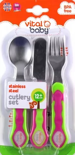 Sassy Sztućce 12M+ - Sztućce dla dzieci - miniaturka - grafika 1