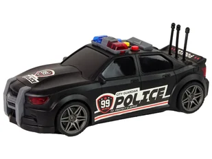 Auto Sportowe Policja 1:16 Czarny Dźwięk - Samochody i pojazdy dla dzieci - miniaturka - grafika 2