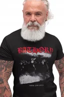 Koszulki męskie - BATHORY BLOOD FIRE DEATH Koszulka czarna t-shirt męski black metal M - miniaturka - grafika 1