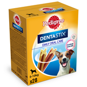 Suplementy i witaminy dla psów - Pedigree DentaStix małe rasy) przysmak dentystyczny dla psów 28 szt 4x110g 25453-uniw - miniaturka - grafika 1