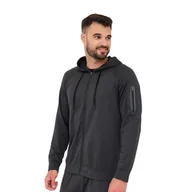 Bluzy sportowe męskie - Bluza męska wełniana z kapturem Brubeck OUTDOOR MERINO - miniaturka - grafika 1