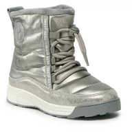 Buty dla dziewczynek - Trzewiki Pepe Jeans PGS50193 Dark Silver 944 - miniaturka - grafika 1