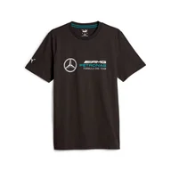 Koszulki męskie - Koszulka męska Puma MAPF1 ESS LOGO czarna 62116501-S - miniaturka - grafika 1