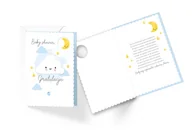 Kartki okolicznościowe i zaproszenia - Kukartka Karnet B6 DK-835 Baby shower (niebieski) - miniaturka - grafika 1