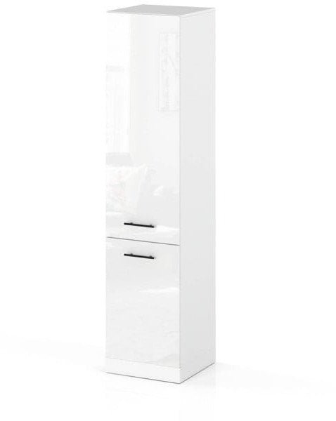 Słupek Kuchenny Stojący 50cm Szafka Kuchenna S50 Spremium Biały Połysk