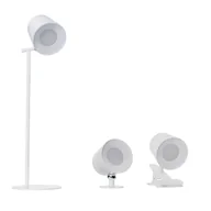 Lampy stojące - Lampka stołowa biurkowa LED LL USUL 3in1DIM+CCT-W biała kinkiet klips USB - miniaturka - grafika 1