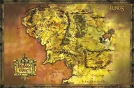 Plakaty - GBeye Władca Pierścieni Mapa - plakat FP2647 - miniaturka - grafika 1
