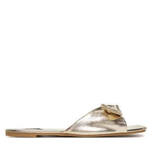 Klapki ONLY Shoes Onlmillie-3 Złoty - Klapki i japonki damskie - miniaturka - grafika 1