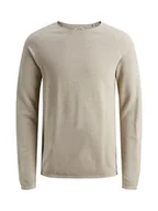 Swetry męskie - Jack & Jones Sweter "JJEHILL" w kolorze beżowym - miniaturka - grafika 1