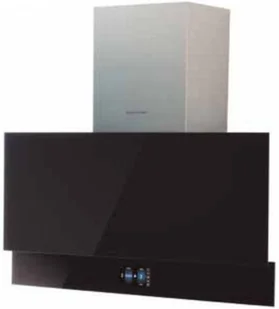 CATA Hood Goya PRO 90 BK Wall mounted Energy efficiency class A+++ Plotis 90 cm 842 m³/h Touch control LED Juodas glass - Okapy kuchenne - miniaturka - grafika 1