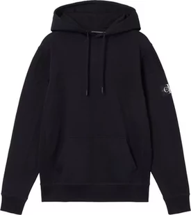 Calvin Klein Męska Bluza Monologo Sleeve Badg Black J30J314036 Bae Xl - Bluzy męskie - miniaturka - grafika 1