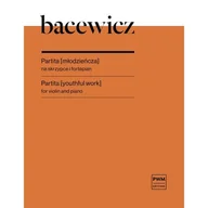 Podręczniki dla szkół zawodowych - Bacewicz. Partita (młodzieńcza) na skrzypce i fortepian - miniaturka - grafika 1